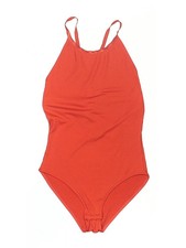 Topshop Women Orange Bodysuit 6