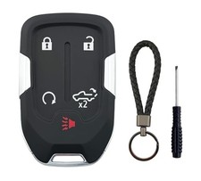 Replacement Key Fob Cover Case fits for Chevy Silverado 2022 2021 5 Button a