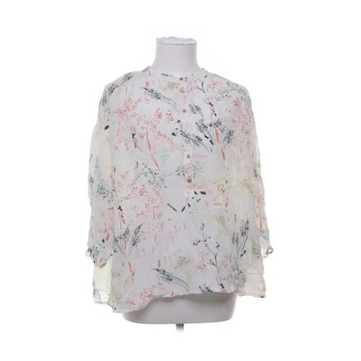 Scotch & Soda, Bluse, Größe: 40, Park in Bloom, Weiß/Mehrfarbig, Viskose #IYC