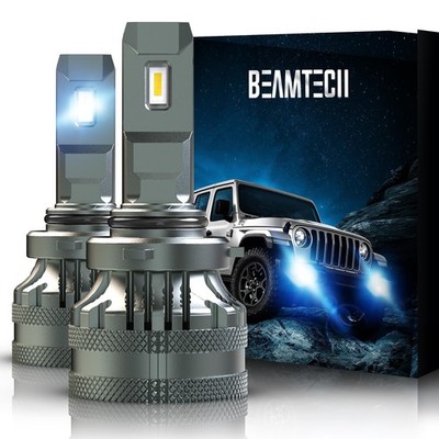 BEAMTECH 90/06 Bulbs, G-XP Chips Canbus Ready Fog Light 600% Brighter 6500K X...