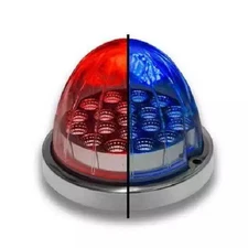 DUAL REVOLUTION RED TURN SIGNAL & MARKER TO BLUE AUXILIARY LED WATERMELON LIGHT