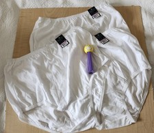 Vanity Fair Perfectly Yours Classic Cotton Brief Panties 15319 NWT WM 6/M 3 Pair