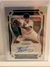 2021 Panini Prizm Draft Picks Brice Turang Silver Prizm Auto AU-BT Brewers
