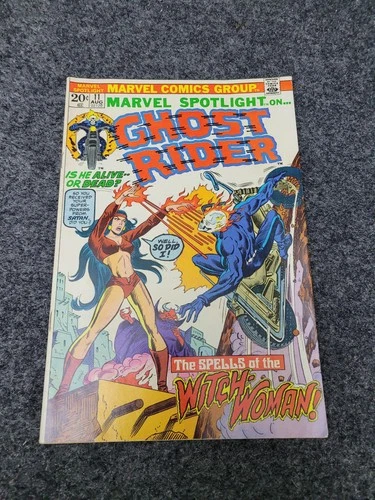 Vintage Marvel Spotlight Ghost Rider #11 1973 Bronze Age Comic Witch-Woman IT