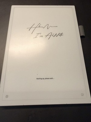 AiNote Model AiNote Touchscreen eBook Reader e-ink Tablet Digital Notepad White