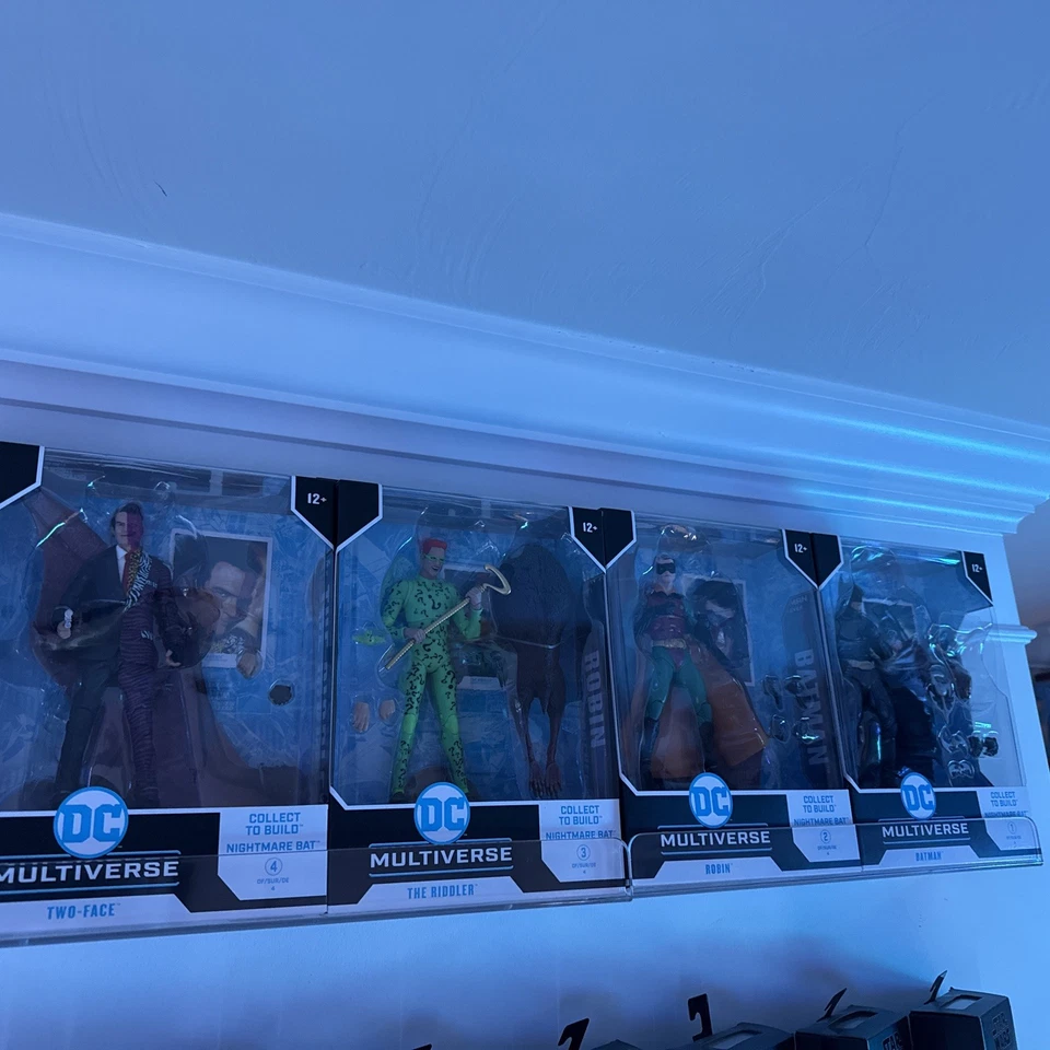 McFarlane DC Multiverse BATMAN FOREVER SET DE 4 Robin Riddler Bate de Dos Caras BAF Foto 2 de 4