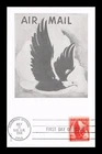 DR JIM STAMPS US VELVETONE MAXI CARD AIR MAIL 5C FIRST DAY ISSUE SCOTT C50