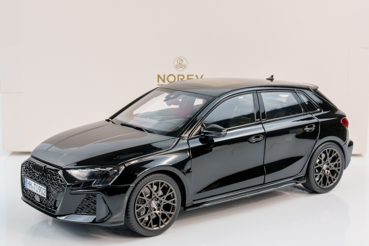 1/18 Audi RS3 2025 A3 ブラックモデル Norev - 1:18 Audi RS3 Hatchback Myth Black 2025 - Diecast Model | eBay