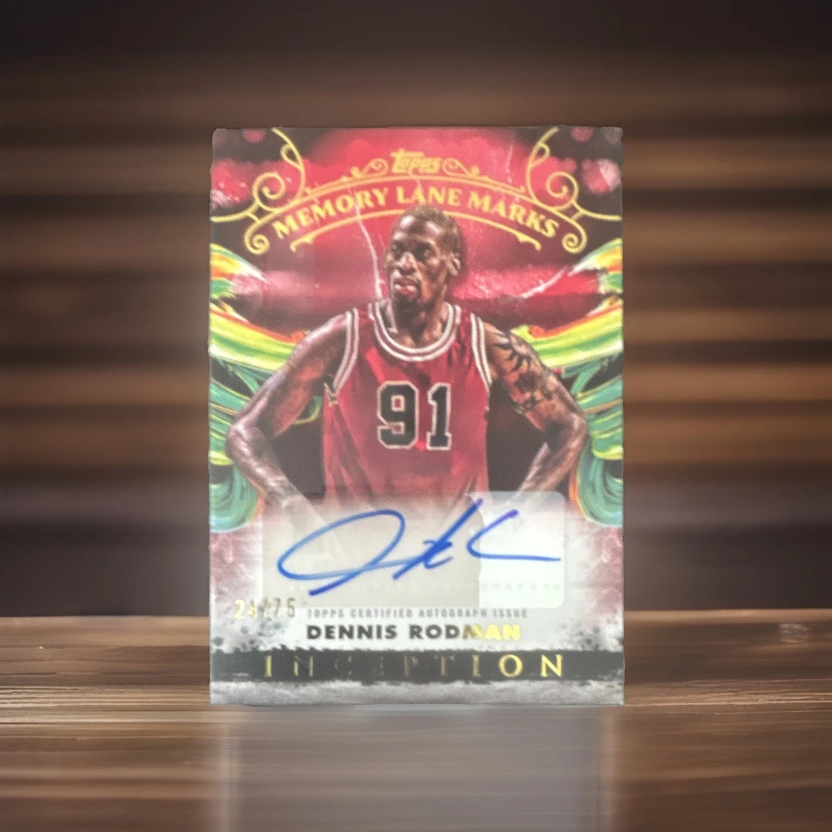 Dennis Rodman Autographed Basketball Trading Cards for sale | eBay