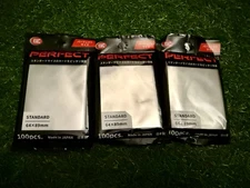 3 Packs of KMC Perfect Fit Sleeves (300 Count Total) for Standard Sized Cards