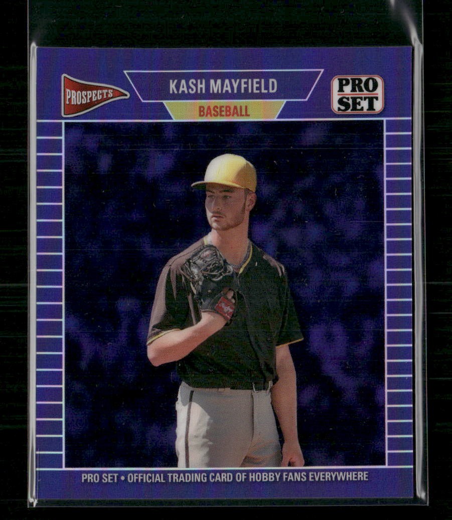 2026 Pro Set Metal Kash Mayfield 1989 Mini Prismatic Purple #/7 #89M-113