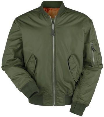 Brandit Bomberjacke Herren MA1 oliv Basics