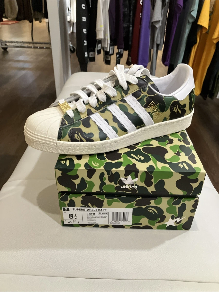 adidas BAPE x Superstar 80s ABC Camo for sale | eBay