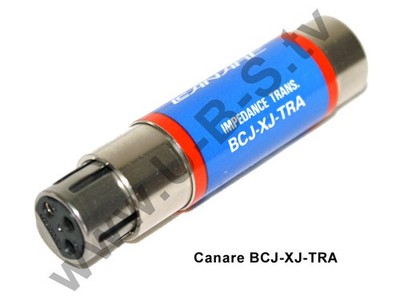 CANARE BCJ-XJ-TRA XLR-BNC Audio Impedance Transformer,  C#88