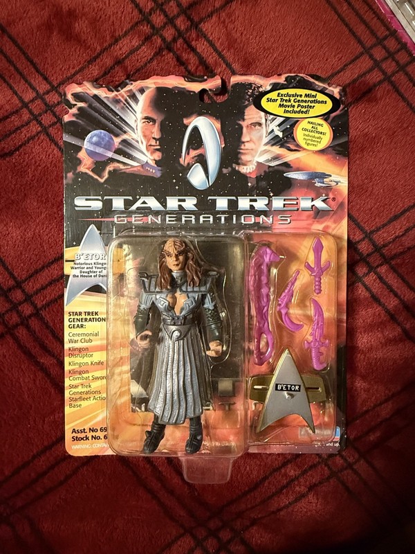 Star Trek Generations B'Etor action figure 1994