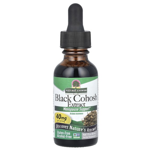 Nature s Answer Black Cohosh Alcohol-Free 40 mg 1 fl oz 30 ml Alcohol-Free,