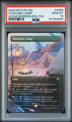 Chocobo Camp 0462 Magic The Gathering Final Fantasy Commander - PSA 10