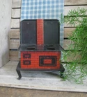 Antique Tin Toy Stove from a German Roombox Kitchen