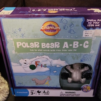 Cranium Polar Bear A-B-C Alphabet Language Toy for Ages 3+ Educational