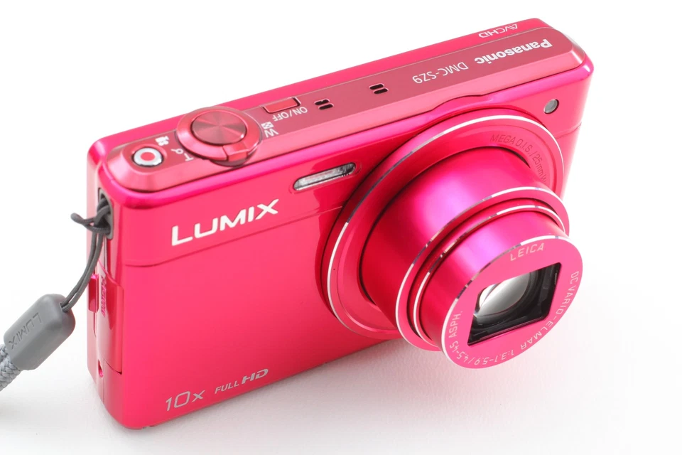 [Top MINT] Panasonic Lumix DMC-SZ9 Pink 16.1 MP Digital Camera 10X Zoom F JAPAN - Image 4 of 4