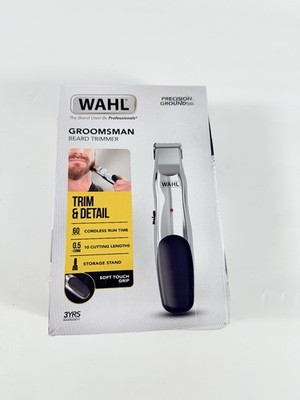 Wahl Groomsman Bart- & Stoppelschneider kabelgebunden/kabelloses Pflegeset für Männer