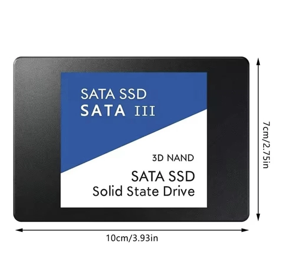 4TB - 2.5" SATA III 3D NAND SSD Internal Solid State Drive for PC/Laptop - Image 3 of 4