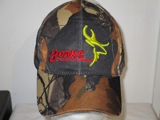New 3 Oaks Adjustable Camo with Camo Back Baseball Cap , Hook Loop Adjust  763