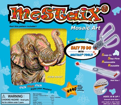 Elephant Window Mosaic Kit