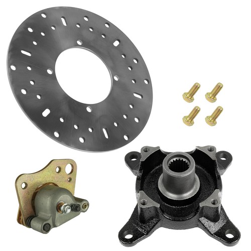 Front R Brake Caliper & Disc w/ Hub For Polaris Ranger 400 HO 2011 - Foto 8 di 8
