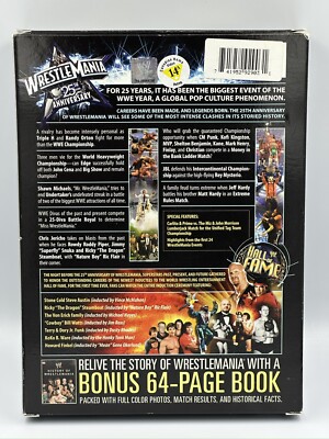 WWE WrestleMania 25th Anniversary 3 Disc Set DVD W/ History Of WWE WrestleMania 25th Anniversary 3 Disc Set DVD W/ History Of