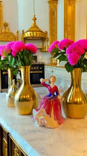SCHÖNE MAGENTA DAMEN VIKTORIANISCH Royal Doulton Melissa Figur HN 2467 - Bild 4 von 13