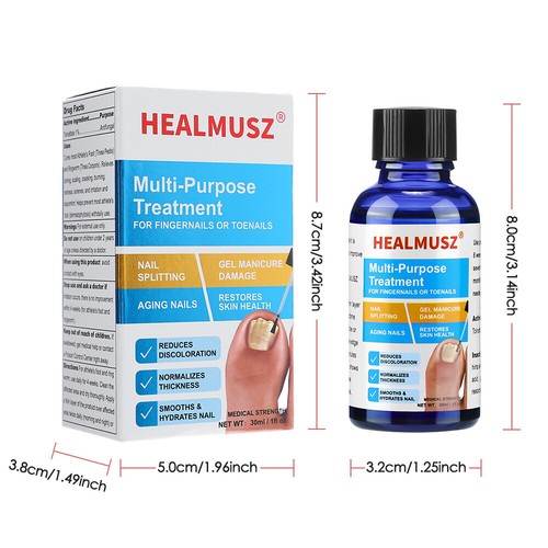 HEALMUSZ Finger Nail And Toe Nail Fungus Treatment Extra Strength, Fungal Nail - Picture 15 of 18
