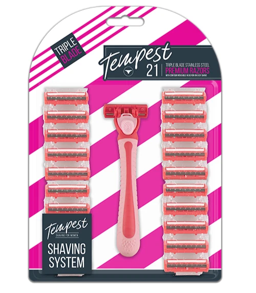 Ladies Three Blade Shaving Razor 21 pack