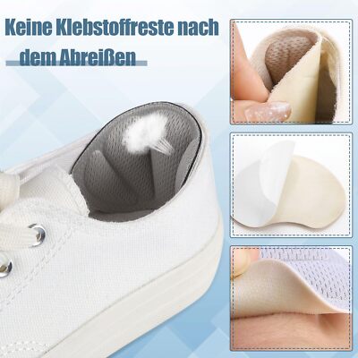 WUBAYI Lot De 8 Paires De Coussinets De Talon Pour Chaussures De Femme