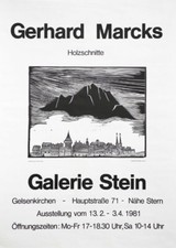 Marcks, Gerhard Marcks. Holzschnitte. [Plakat / poster].