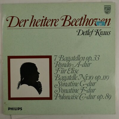 Der heitere Beethoven Detlef Kraus Für Elise Bagatelle Philips 836764 GY LP-8629