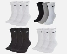 Nike Everyday Unisex Dri-FIT  3 Pairs Cotton Cushioned Crew Socks
