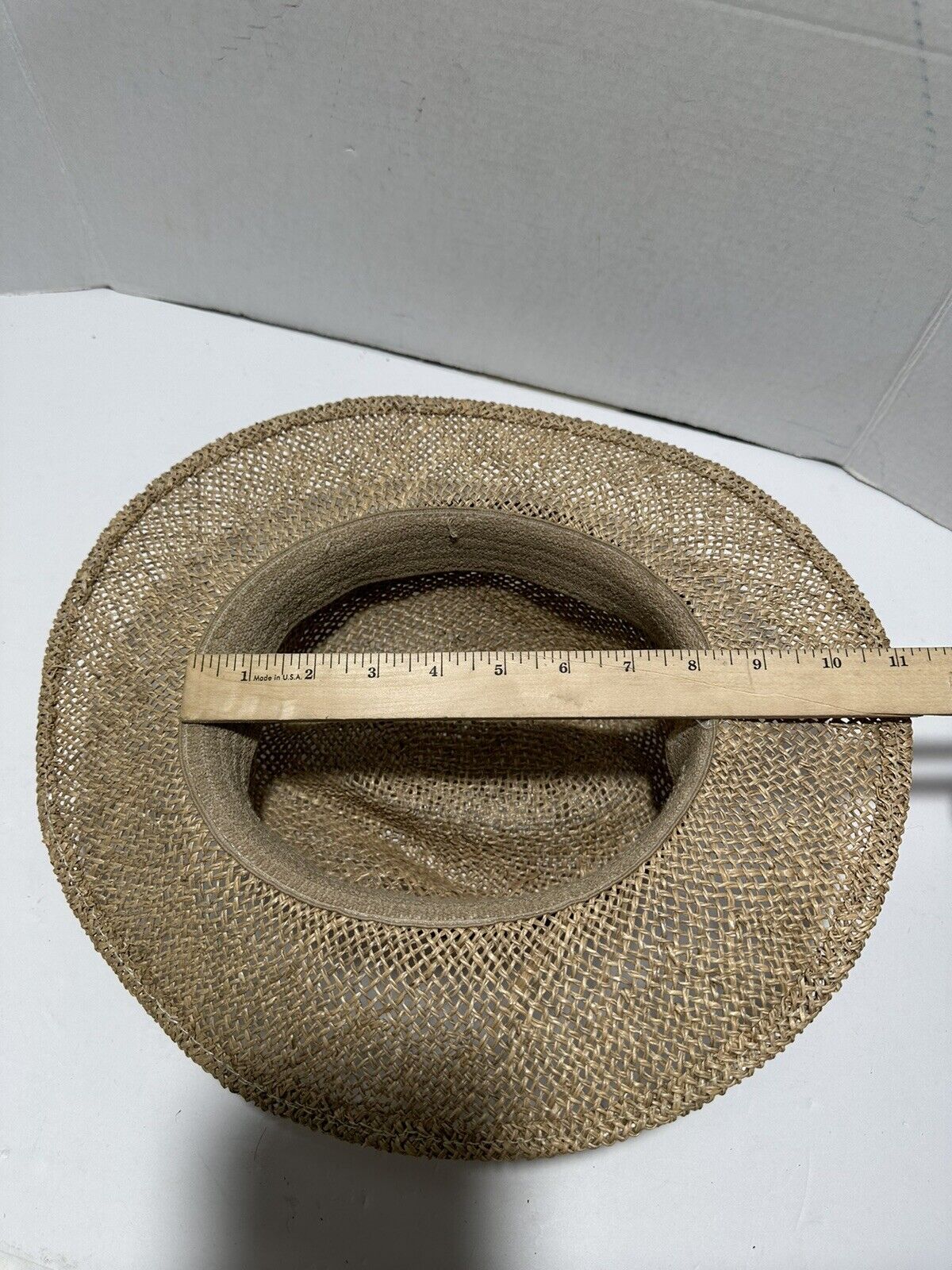 Straw Safari Wicker Hat Panama Unisex With Band N… - image 7