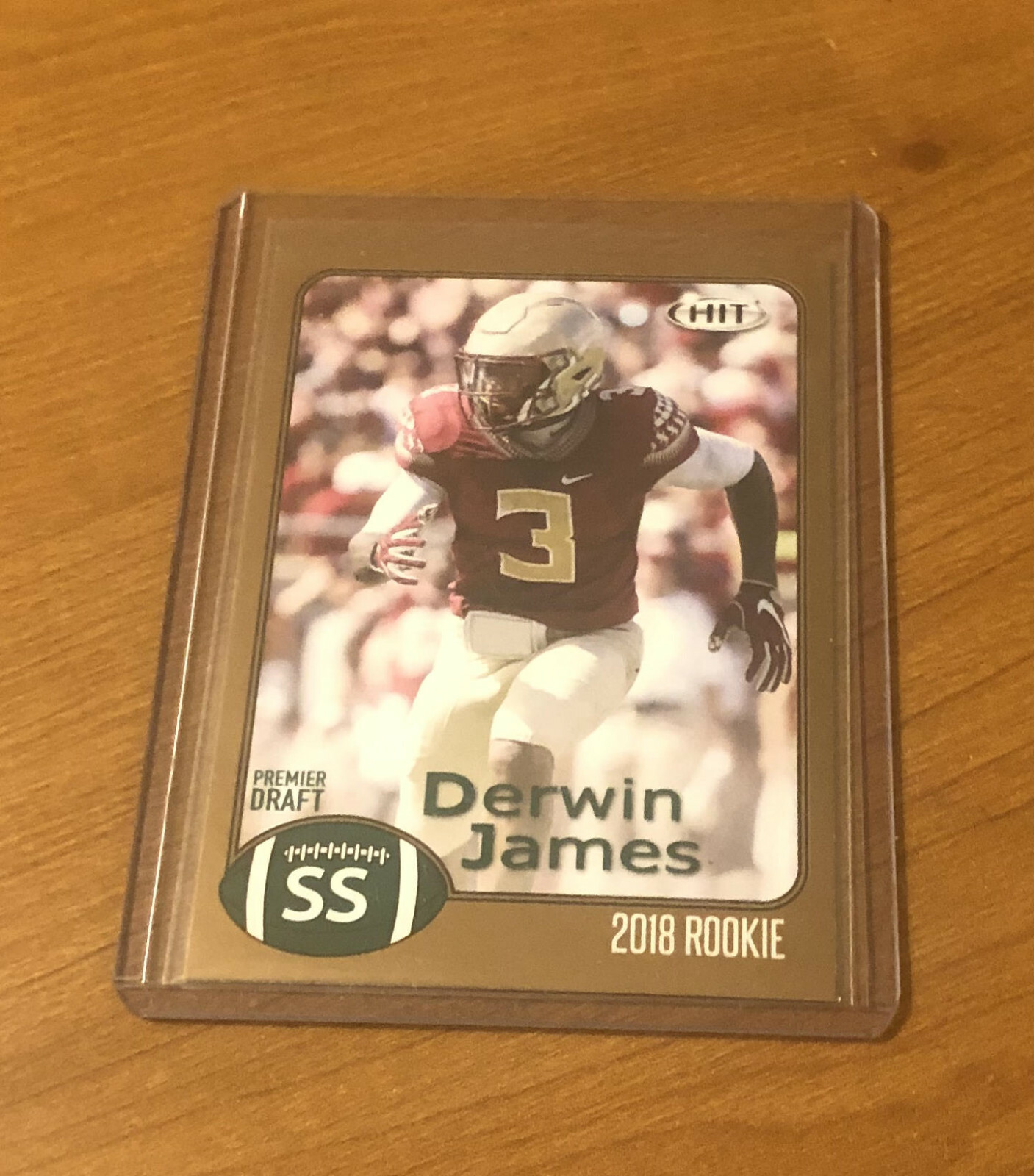 DERWIN JAMES 2018 Sage HIT Gold #4 RC