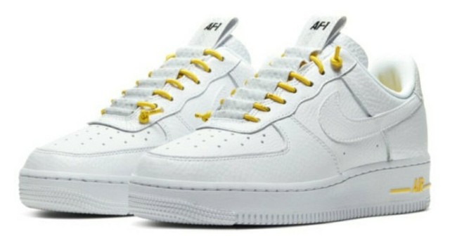 nike air force 1 lx white yellow