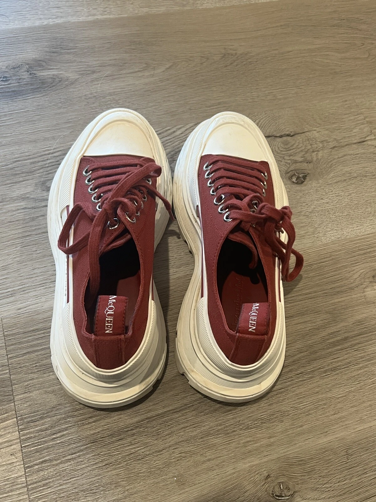 ALEXANDER MCQUEEN Alexander mccheen Sneakers basse Red Tread Slick 38