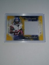 2018 Origins ** FUTURE FABRICS GOLD JERSEY PATCH ** Sterling Shepard  #D / 10 