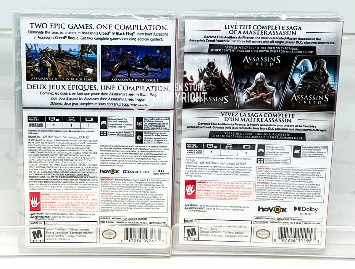 Assassin's Creed: The Rebel Collection + The Ezio Collection