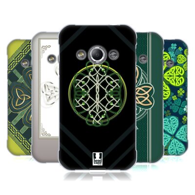 HEAD CASE DESIGNS CELTIC SHAMROCK SOFT GEL CASE FOR SAMSUNG PHONES 4