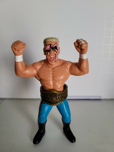 Vintage 1990 WCW Galoob Sting Wrestling Action Fig...