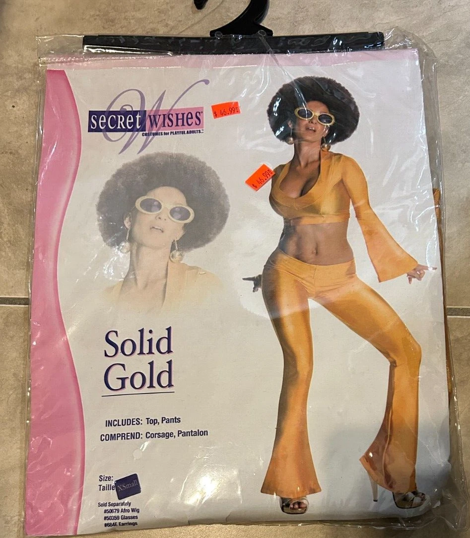 Disco Gold Dress Costumes for Women for sale | eBay