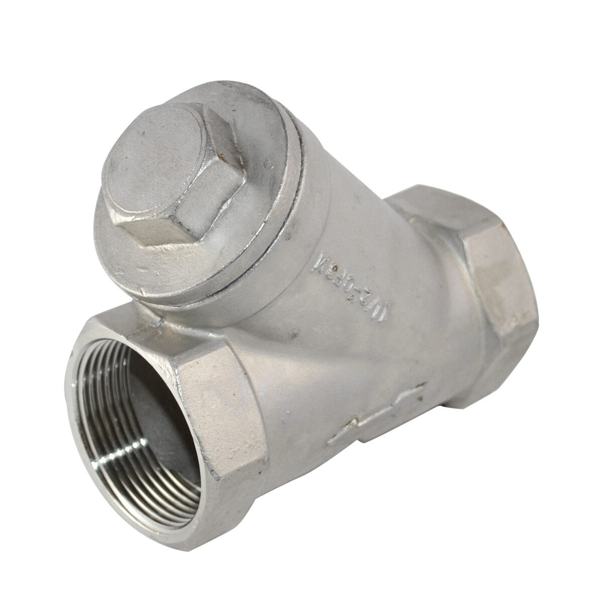 1-1/2" inch Stainless Steel Y Strainer Mesh Filter Valve NPT Female 800 WOG 316