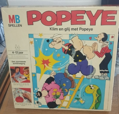 1979 - POPEYE KLIM EN GLIJ MET - MB SPIELE - BRETTSPIEL