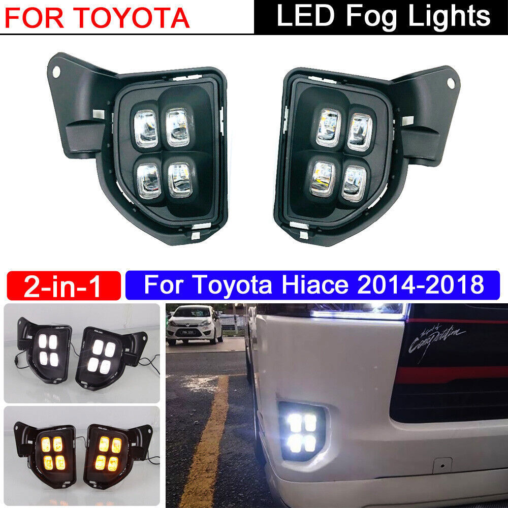 Daytime Running Lights LED DRL Fog Lamp Replacement Bumper