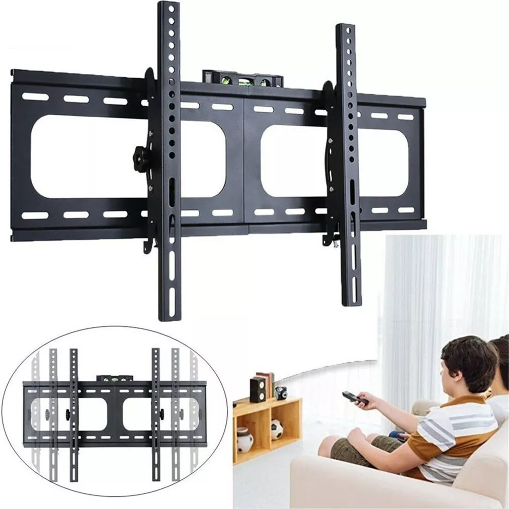 Slim Tilt TV Wall Bracket Mount for 32 70 inch 300 400 600 700mm VESA Universal